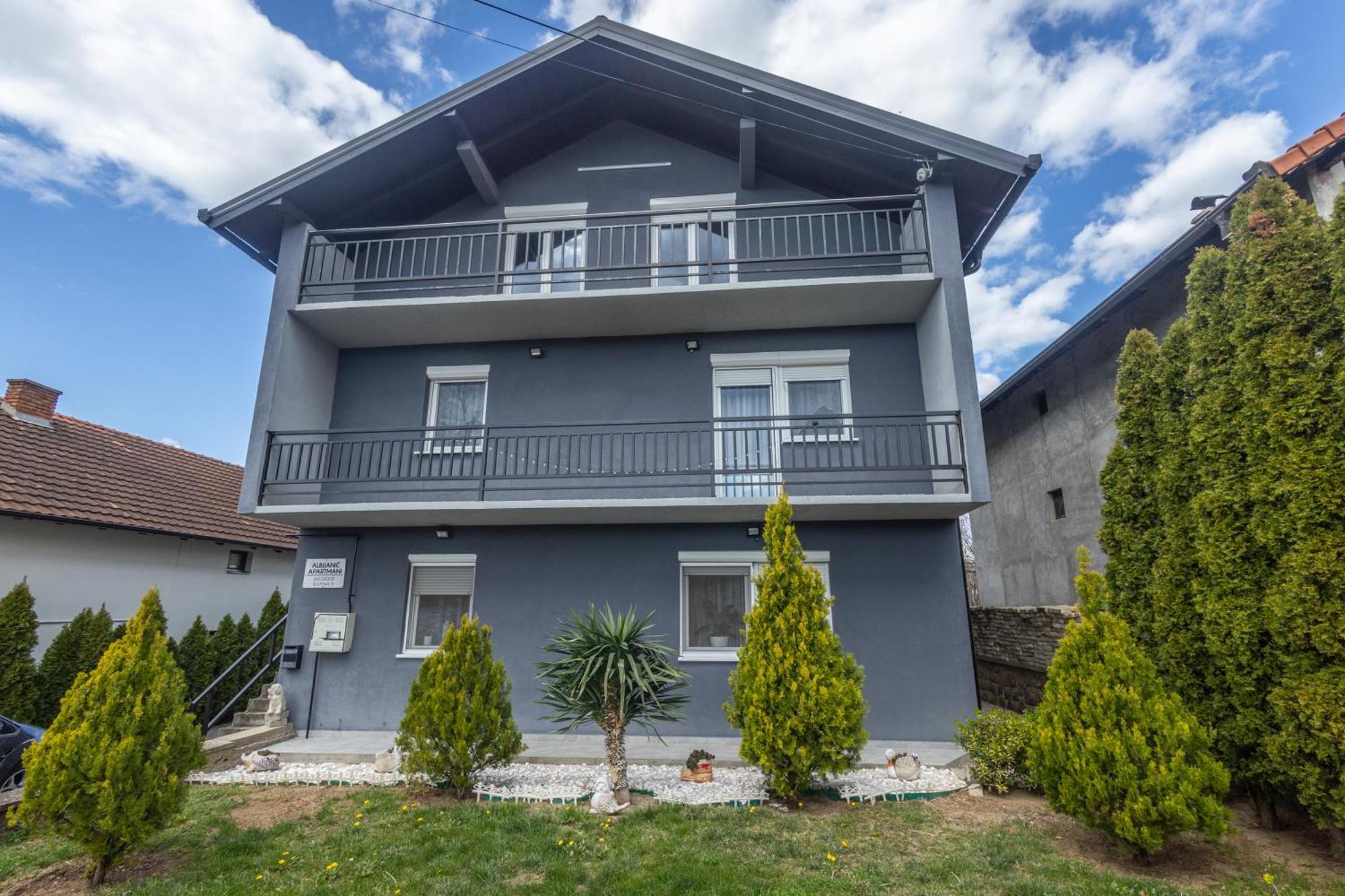 Ferienwohnung Apartman Albijanic Sremska Kamenica Exterior foto